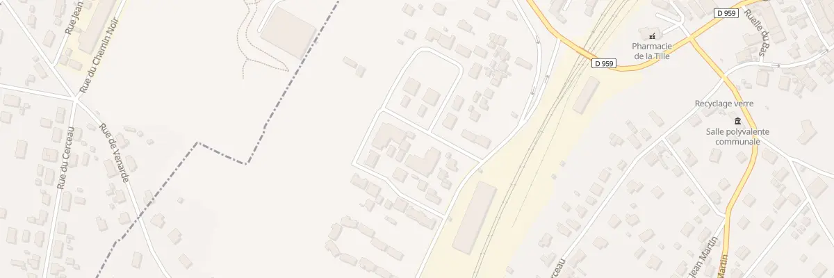Plan du 4 Rue du clos des trois rivières à Marcilly-sur-Tille