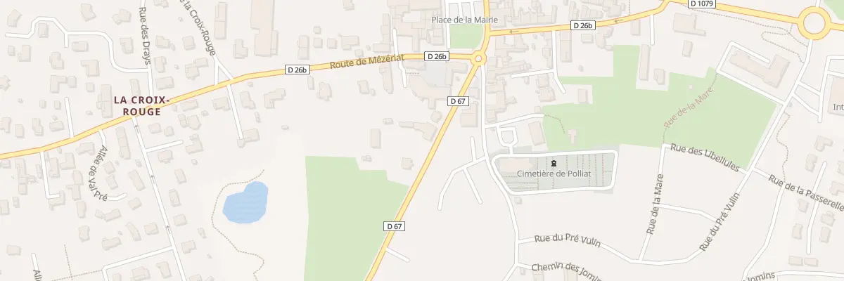 Plan du 92 Av de la Gare à Polliat