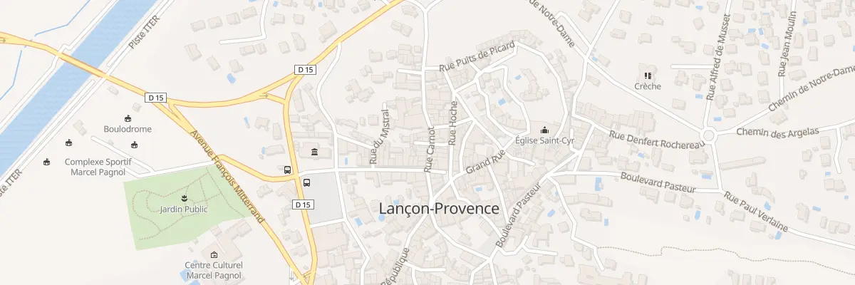 Plan du 6687 Rue Carnot à Lançon-Provence