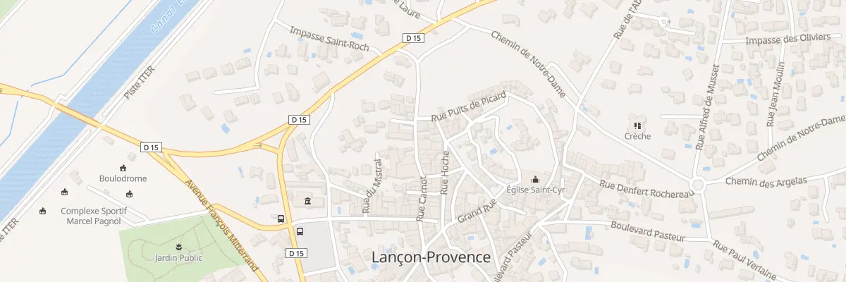 Plan du 24B Rue Carnot à Lançon-Provence
