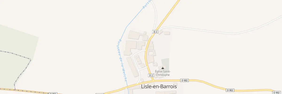 Plan du 7 Rue Principale à Lisle-en-Barrois