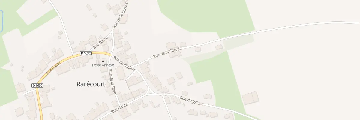 Plan du 6 Rue de la Corvee à Rarécourt