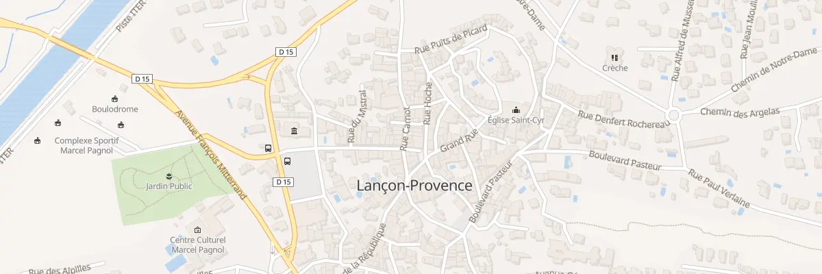Plan du 12 Rue Carnot à Lançon-Provence