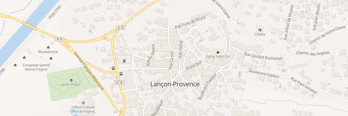 Plan du 16 Rue Carnot à Lançon-Provence