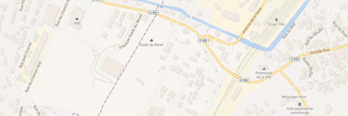 Plan du 6A Rue des Messageries à Marcilly-sur-Tille