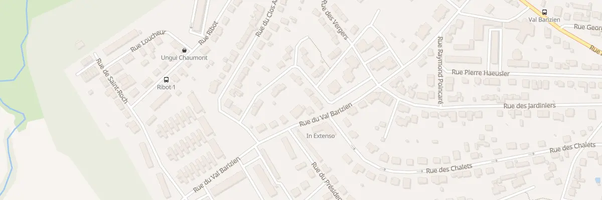 Plan du 90 Rue du Val Barizien à Chaumont