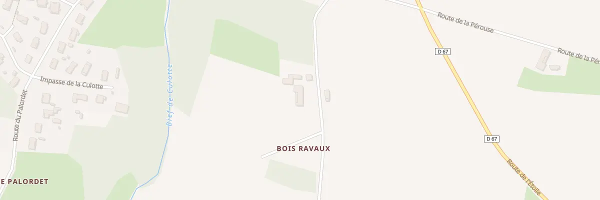 Plan du 310 Rte de Bois Ravaux à Montracol