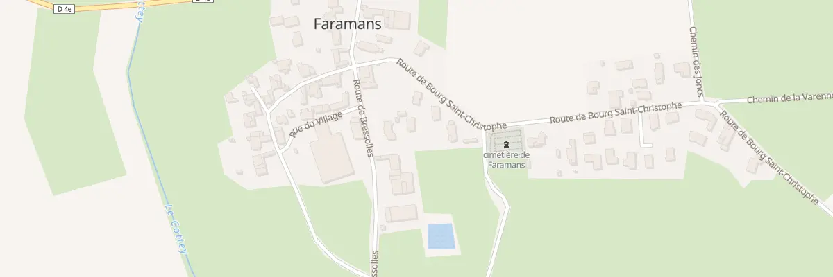 Plan du 225 Rte de Bressolles à Faramans