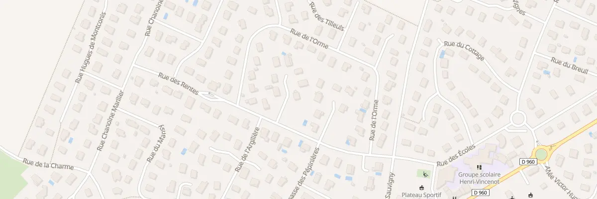 Plan du 18 Rue des Rentes à Varois-et-Chaignot