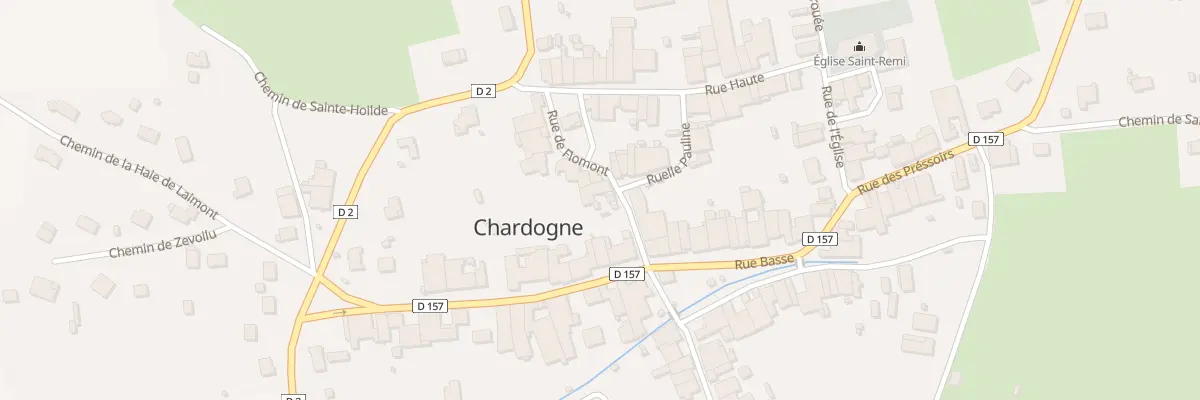 Plan du 2 Rue de la Fontaine à Chardogne