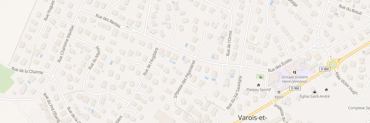 Plan du 17 Rue des Rentes à Varois-et-Chaignot