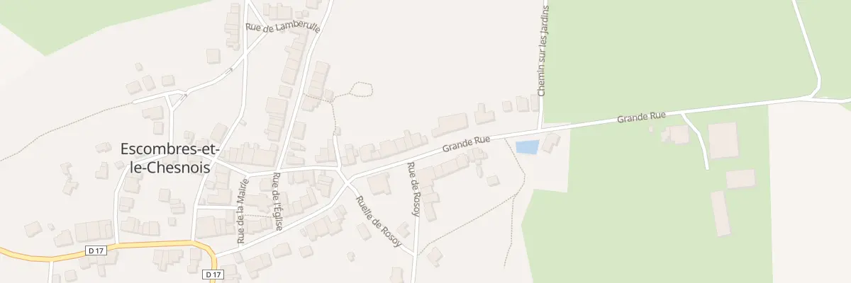 Plan du 5096 Le Village à Escombres-et-le-Chesnois