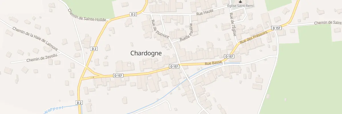 Plan du 2 Rue de la Petite Chardogne à Chardogne