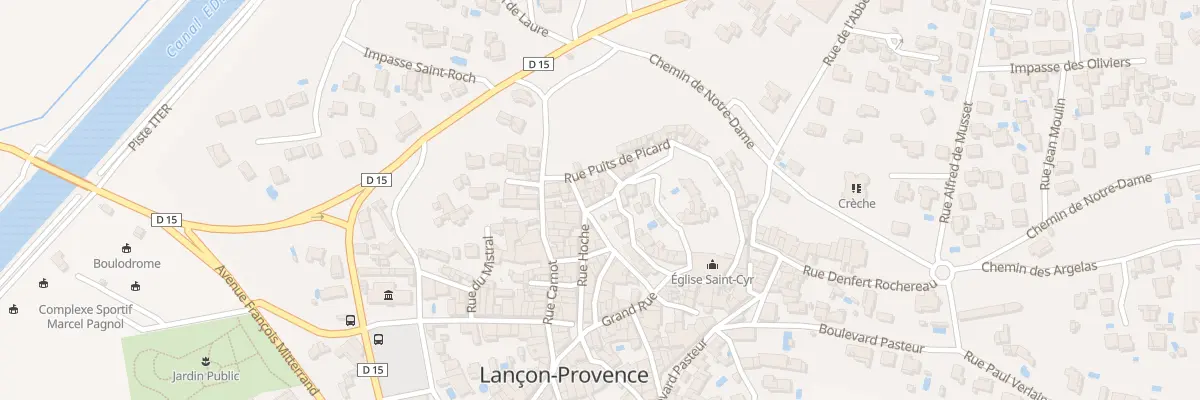 Plan du 3 Rue de la Tour à Lançon-Provence