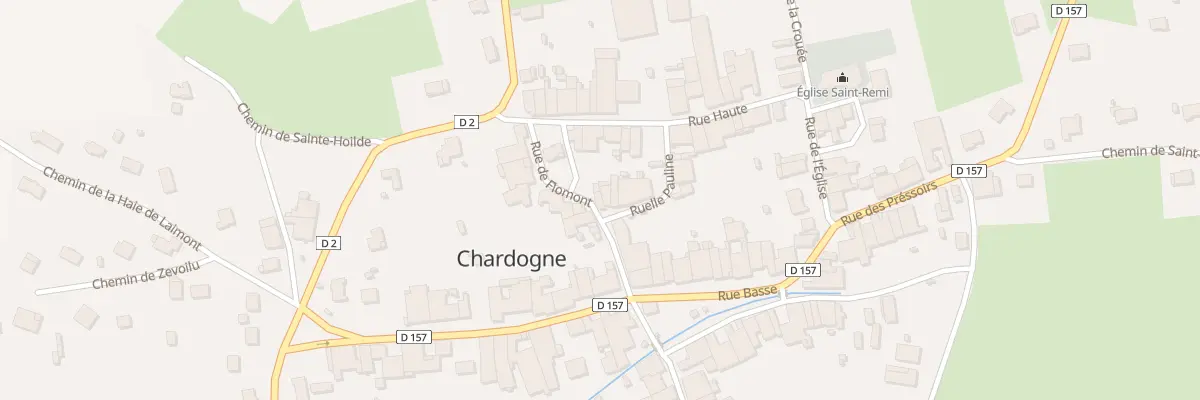 Plan du 3 Rue de Flomont à Chardogne