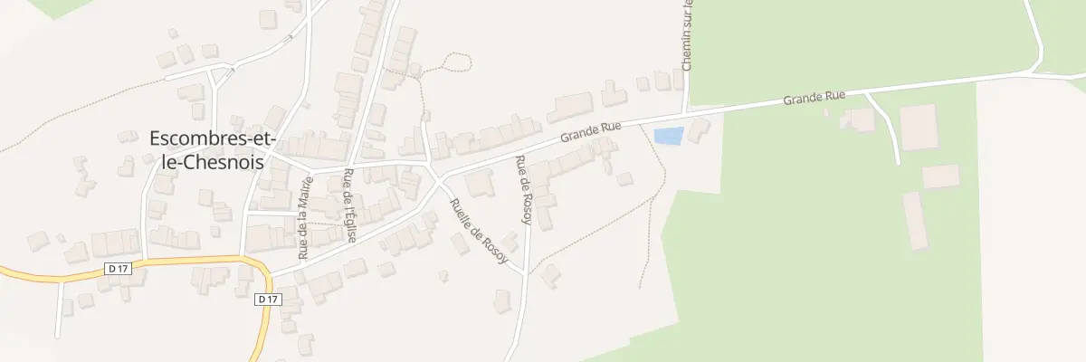 Plan du 16 Gr Grande Rue à Escombres-et-le-Chesnois