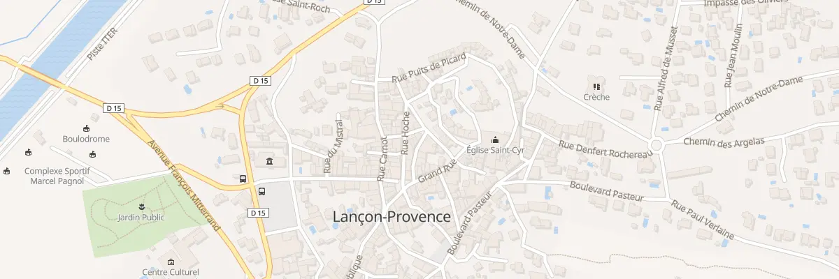 Plan du 3 Rue Blanc Jean-Joseph à Lançon-Provence
