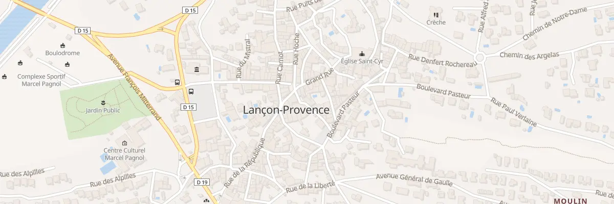 Plan du 6614 Rue des Remparts à Lançon-Provence