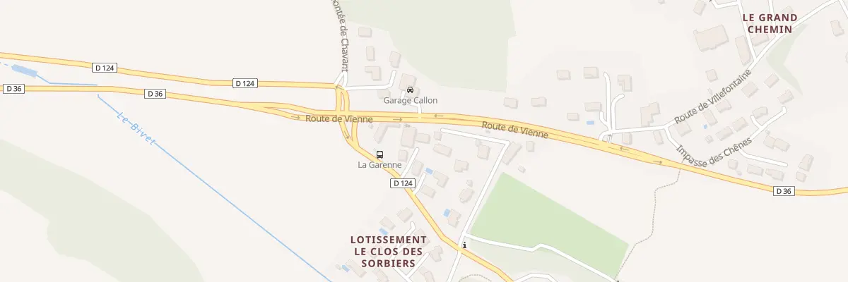 Plan du 109 Rte des Etangs à Bonnefamille