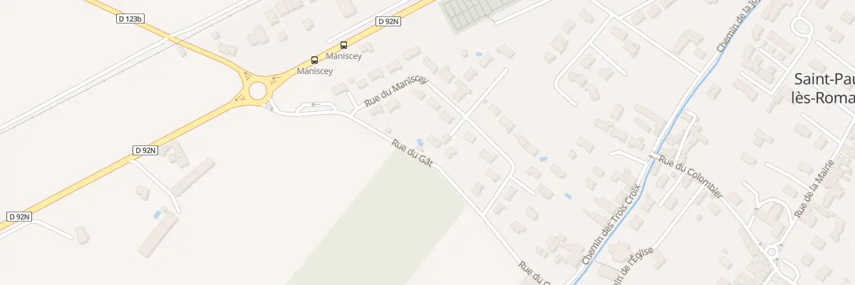 Plan du 60 Rue du Maniscey à Saint-Paul-lès-Romans