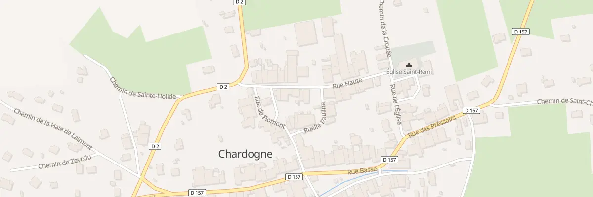 Plan du 15 Rue Haute à Chardogne