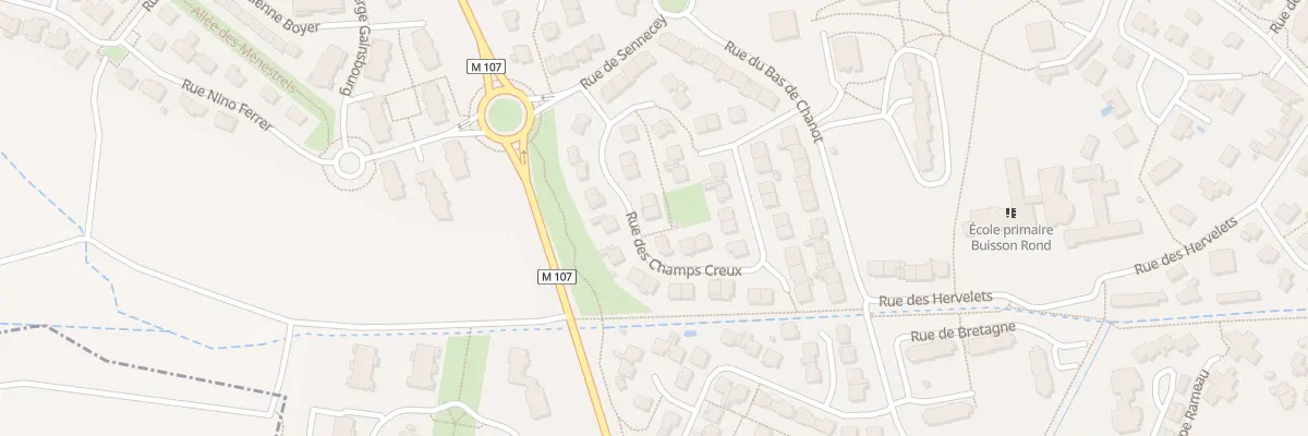 Plan du 28 Rue des Champs Creux à Chevigny-Saint-Sauveur