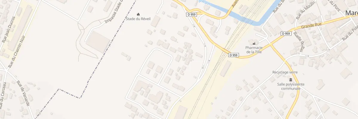 Plan du 8 Rue des Sources à Marcilly-sur-Tille