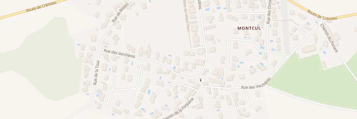 Plan du 201 Rue des Verchères à Colombier-Saugnieu