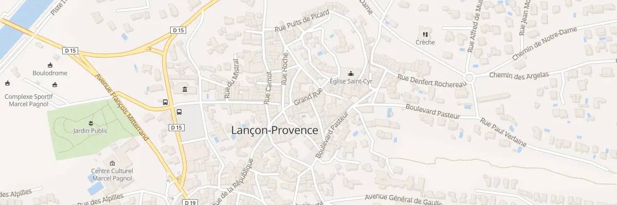 Plan du 10 Vc Grand Rue à Lançon-Provence