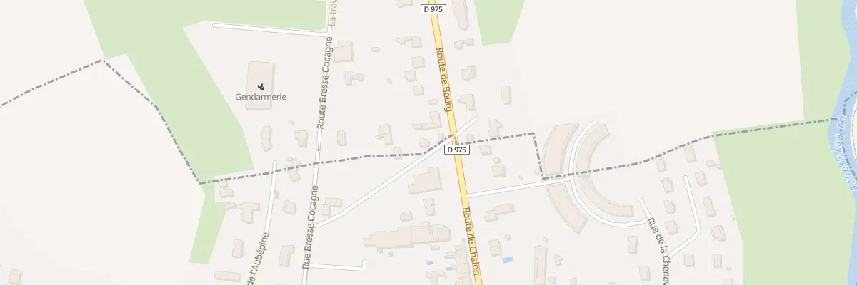 Plan du 3032 Rte de Bourg à Jayat