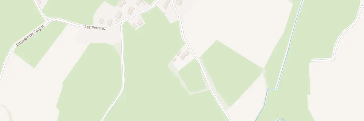 Plan du 18 Les Pernins à Thurey