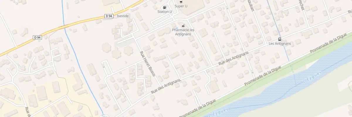 Plan du 76 Rue des Antignans à Nyons