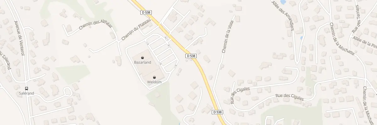 Plan du 61 Rte de Montélimar à Nyons
