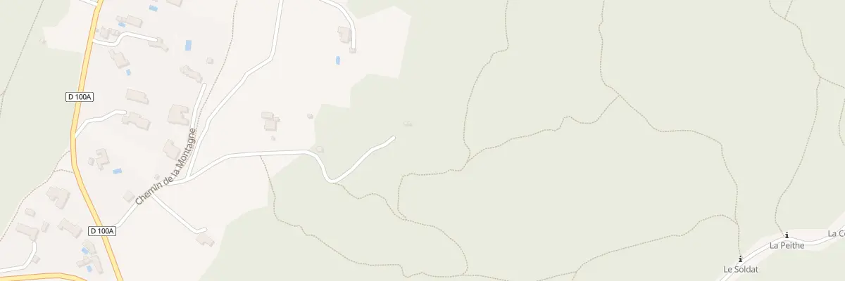 Plan du 106 Che de la Montagne à Lagnes