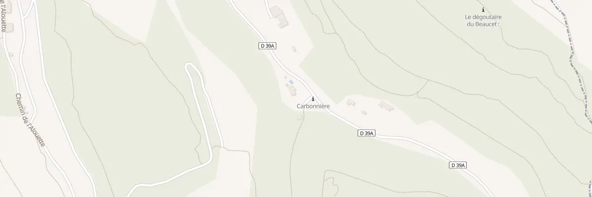 Plan du 888 Rte de Saint-Gens au Beaucet