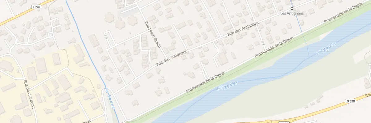 Plan du 61 Rue des Antignans à Nyons