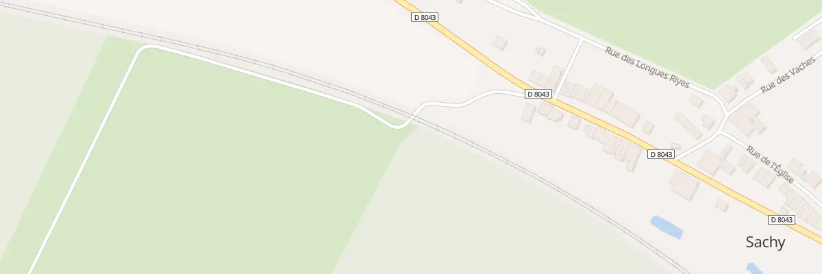 Plan du 33 Rte Nationale N 43 à Sachy