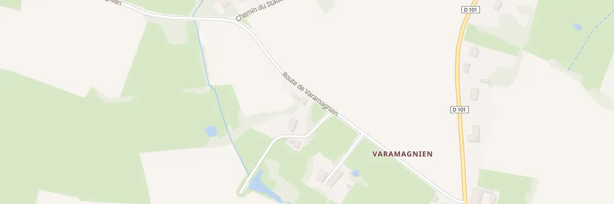 Plan du 1350 Rte de Varamagnien à Ménetreuil