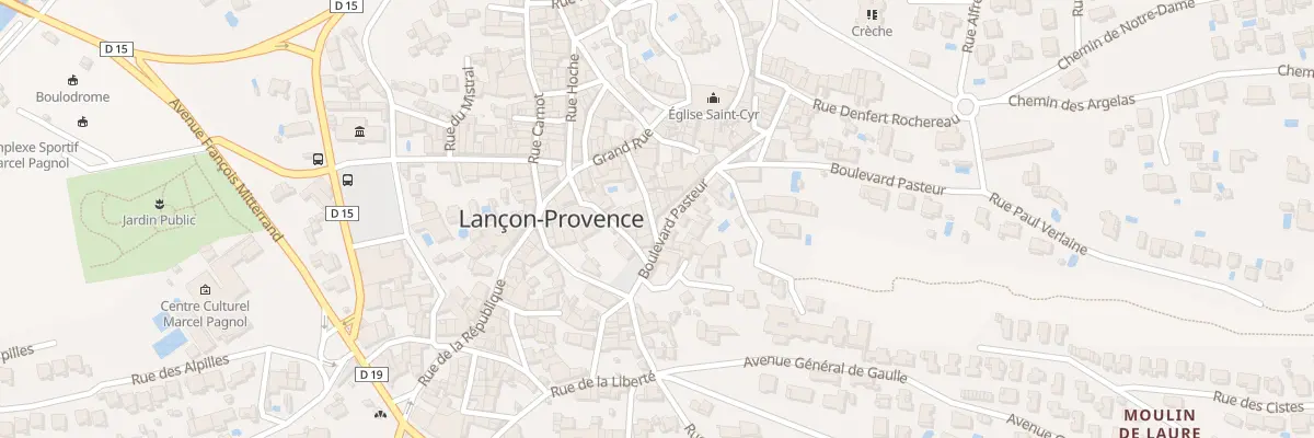 Plan du 5 Rue Pave d’Amour à Lançon-Provence