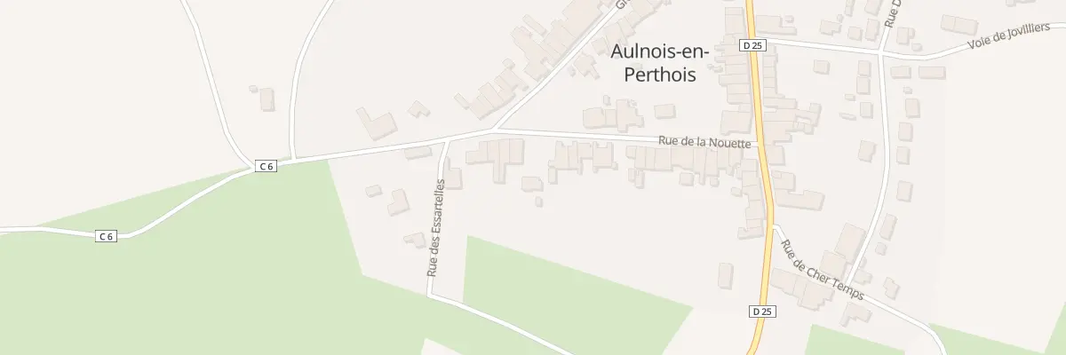 Plan du 25 Rue de la Nouette à Aulnois-en-Perthois