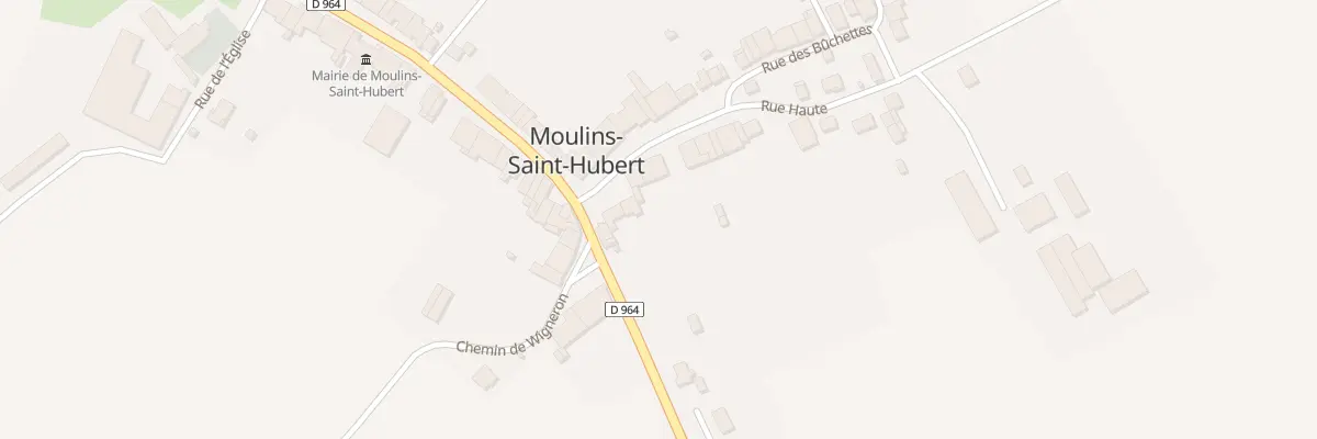 Plan du 8 Rue Haute à Moulins-Saint-Hubert