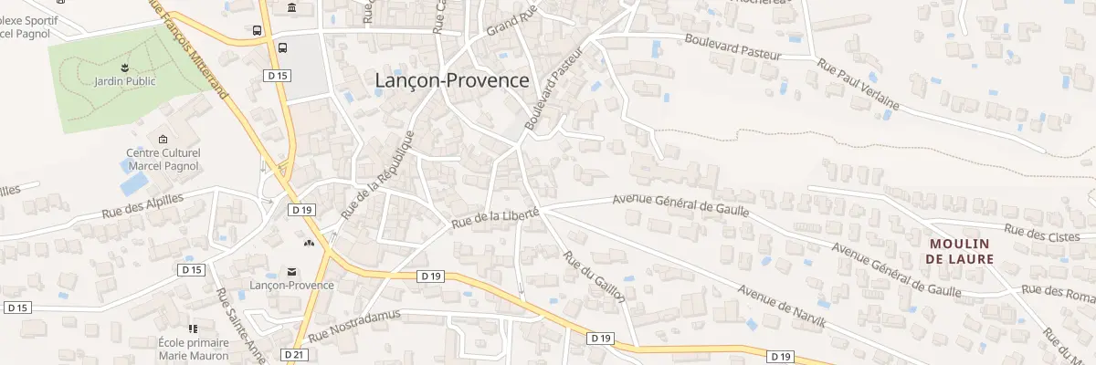 Plan du 19 Bd Pasteur à Lançon-Provence
