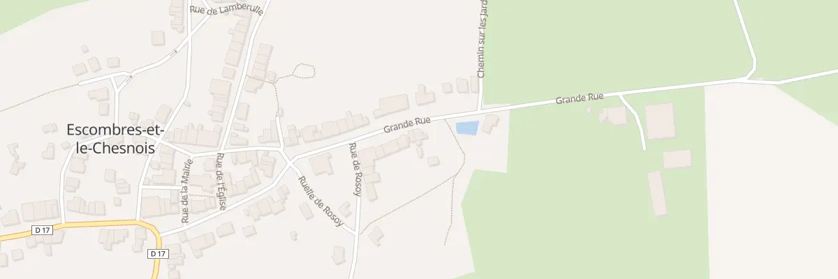 Plan du 24 Gr Grande Rue à Escombres-et-le-Chesnois