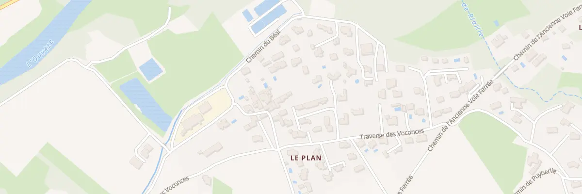 Plan du 5337 Le Plan Nord à Entrechaux