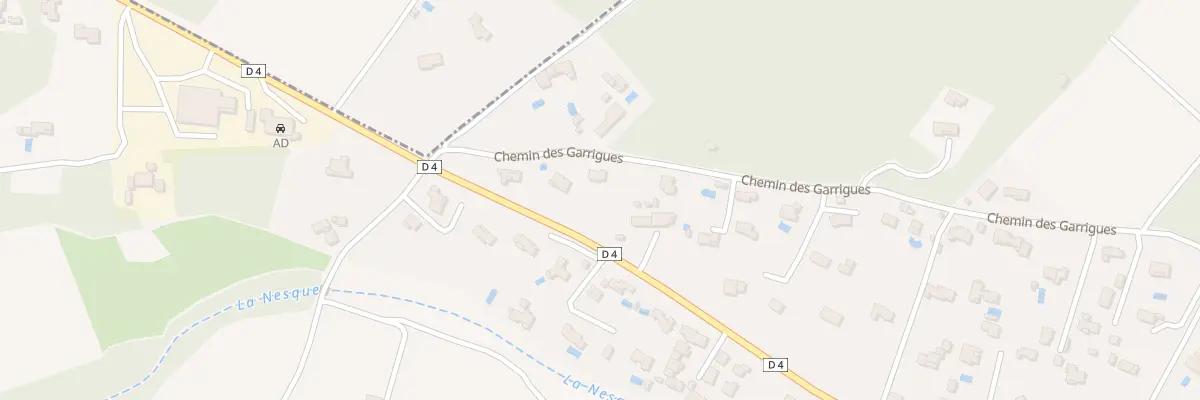 Plan du 140 Che des Garrigues à Venasque