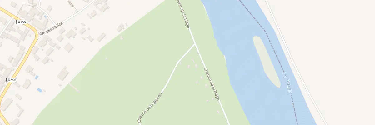 Plan du 5290 Che de la Plage à Pouilly-sur-Saône