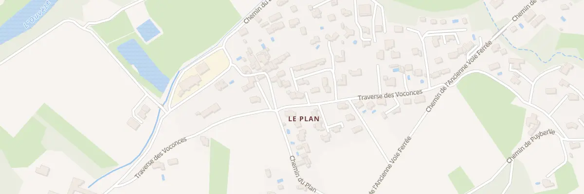 Plan du 9004 Le Plan Nord à Entrechaux