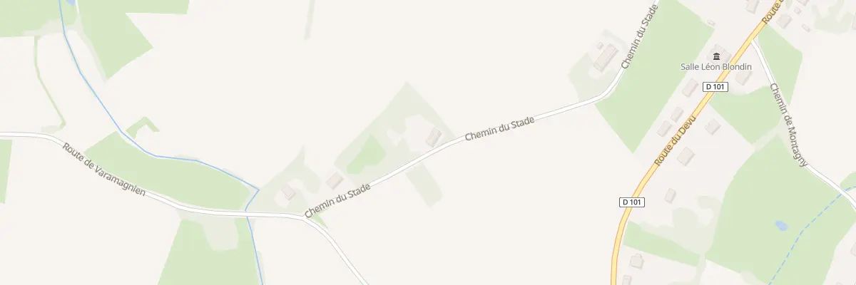 Plan du 450 Chem du Stade à Ménetreuil