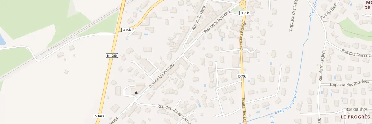 Plan du 215B Rue de la Dombes à Saint-Paul-de-Varax