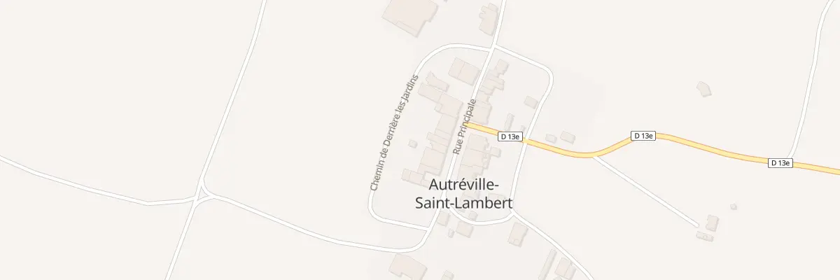 Plan du 10 Rue Principale à Autréville-Saint-Lambert